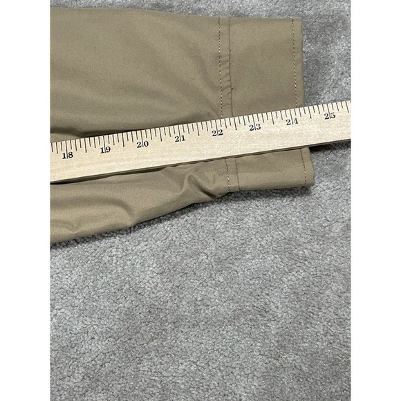 Chaps Jacket Men XL Tan Full‎ Zip Bomber Collared Harrington Lined - Picture 9 of 10